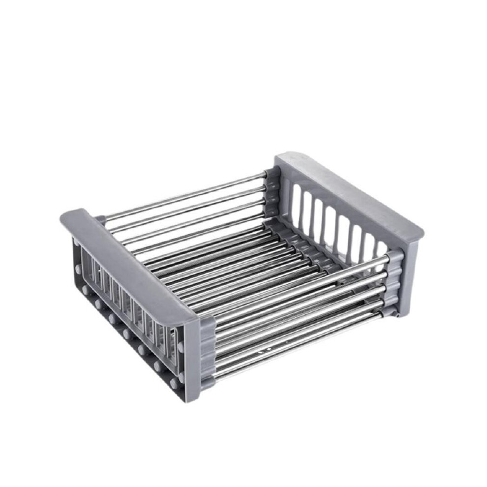 Extend Kitchen Sink Drain Basket, Stainless Steel Retractable Sink Rack,Telescopic Kitchensinks Accessories 4713522851932
