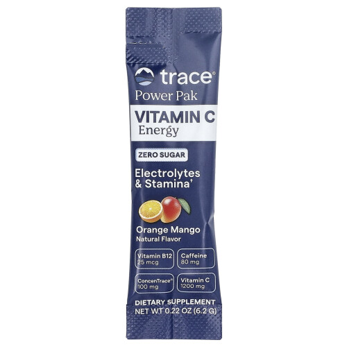 Trace, Power Pak, Βιταμίνη C Ενέργεια, Πορτοκαλί Μάνγκο, 30 Stick Packs, 0.22 oz (6.2 g) Each 2