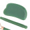 3 pezzi Jadestone Roller Gua Sha a forma di lingotto verde 11