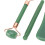 3 pezzi Jadestone Roller Gua Sha a forma di lingotto verde 13