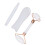 Jadestone Roller-Massage Gua-Sha-Set, Weiß 5