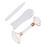 Jadestone Roller-Massage Gua-Sha-Set, Weiß 7