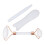 Jadestone Roller-Massage Gua-Sha-Set, Weiß 11