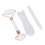 Jadestone Roller-Massage Gua-Sha-Set, Weiß 15