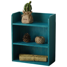 Wooden Desktop Cup Storage Box Office Supplies Kitchen Real Wood Display Cabinet Mugs Retro Organizer Rectangular Ape A