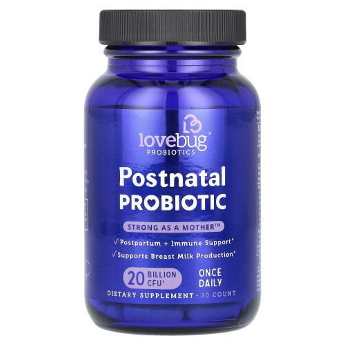 LoveBug Probiotics, Postnatal Probiotic, 20 Billion CFU, 30 Count 2