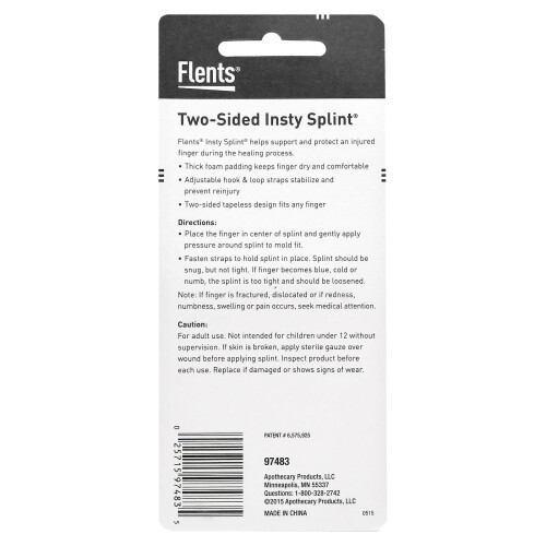 Flents, Insty Splint, Two-Sided, M, 1 Count 1