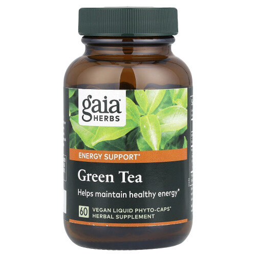 Gaia Herbs, Πράσινο Τσάι, 60 Λιωμένα Φυτο-Καψούλες 2