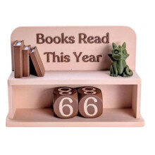 Books Read This Year Counting Ornaments Wear Resist Book Read Tracker Small Book Counter for Teachers Writers Library B