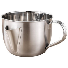 Fat Separator with Dual Spout Design, Stainless Steel Gravy and Sauce Separator for Broths, Stews and Hot Pot