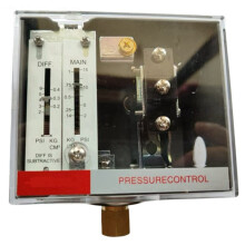 Boiler Steam SPDT Pressure Switches Adjustable Difference Pressure Connection 1/4" NPT 15-100kPa