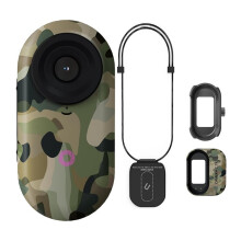 2.7k HD Bodycamera, Compacte Huisdierrecorder, Duimcamera, Draagbare Actiecamera met Draagkoord voor Werk, Fietsen en Reizen