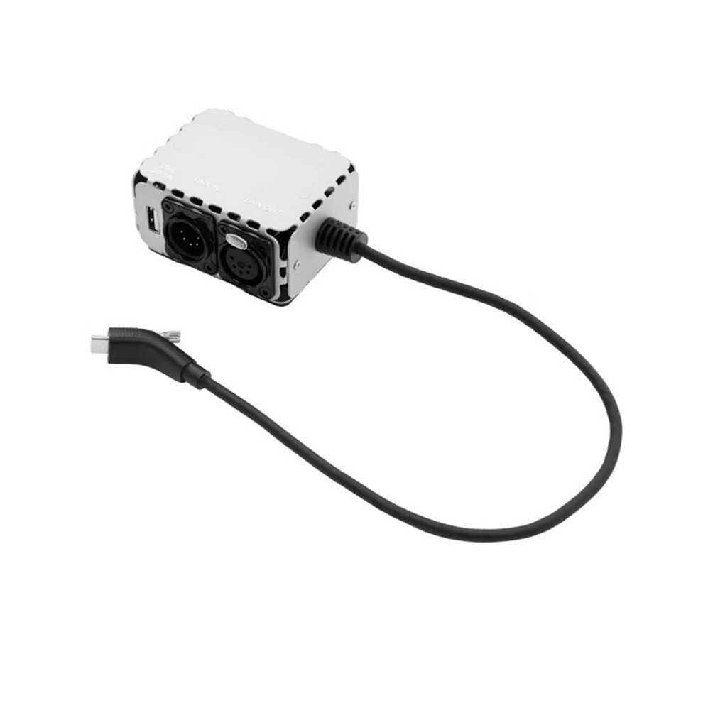 Usb-C To 5-Pin Dmx In & Out Adapter Wired 8-Bit Dmx512 Control 1/4-20In Screw For Amaran Ray 360C & 660C 6133606734810