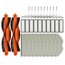 Compatible with Robot Vacuum S40C / E101 Spare Parts Main Side Brush HEPA Filter Mop Cloth Accessories Parts