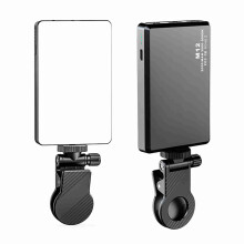 Lampe vidéo LED de poche 3000 K–9900 K, 2000 mAh, 107  67  17 mm