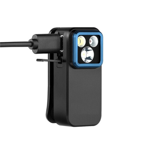 Three Light Source Magnetic Clip Lamp Outdoor Headlight Portable  Flashlight Cool Gifts