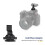 Foldable Cold Shoe Adapter for  Mic  with 1/4-20 Angle Adjustable Adapter for DSLR Camera Video Recording 2