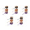 15Rolls Versatile Polyester Tinsel Garland for Halloween Decorations 4