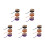 15Rolls Versatile Polyester Tinsel Garland for Halloween Decorations 9
