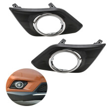 2X Fog Light Covers Set for X-Trail Rouge 2014 2015 2016 LH+RH Front Lamp Trim Bezels