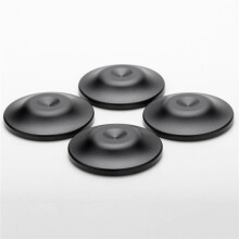 4PCS Amplifier Speaker Feet Spikes Pads Replacement Speakers Amplifier Recorder Feet Pad Black