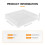 Clear CD Display Box Single Music CD Card Storage Protective Case Album Dust Cover A 6