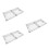 3Pcs Wall Mounted Locking Key Box Silver Aluminum for Home and Office 4