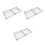 3Pcs Wall Mounted Locking Key Box Silver Aluminum for Home and Office 7