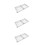 3Pcs Wall Mounted Locking Key Box Silver Aluminum for Home and Office 9