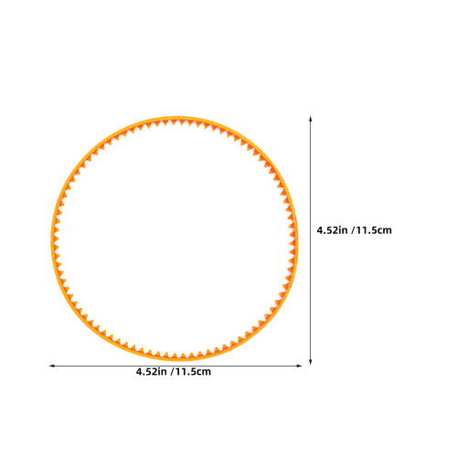 3Pcs Orange Plastic Replacement Drive Belts for Cotton Candy Machines 1