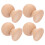 8Pcs Versatile Wood Finials Stair Post Caps Decorative Beige Craft 3