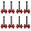 4Pairs Practical Heavy Duty Front Walker Wheels Replacement Parts Kit 6