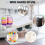20 Pieces Self Adhesive Wheels Caster Cart  Wheels Boxes Caster Small Caster Paste Plastic Wheel Sticky Caster 5