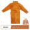 120cm Welding Apron Flame Retardant Long Sleeve  Protective Clothing Split Leather Fire-Resistant 7
