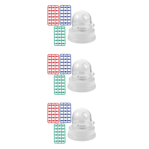 3Sets Tragbares Set Kunststoff Mit Vibrationseffekt Für Partys 2