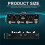 MOSKY Sol918 5-I-1 Gitarr Multi-Effect Pedal Distortion Delay Reverb Overdrive Effect Pedal FX Loop Metal Shell True Bypass 7