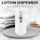 4 Pcs Plastic Bathroom Accessory Set,Bath Toilet Brush Accessories Set with Toothbrush Holder,Toothbrush Cup(White) 2