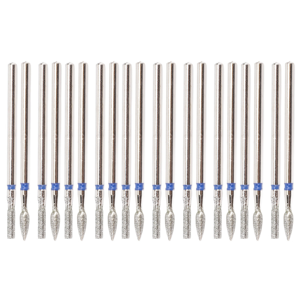 20pcs Stainless Steel Nail Drill Bits for Electric Grinding Machine