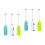 6Pièces Outils De Mélange Époxy Électriques Colorés Pour DIY 4