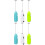 6Pièces Outils De Mélange Époxy Électriques Colorés Pour DIY 5