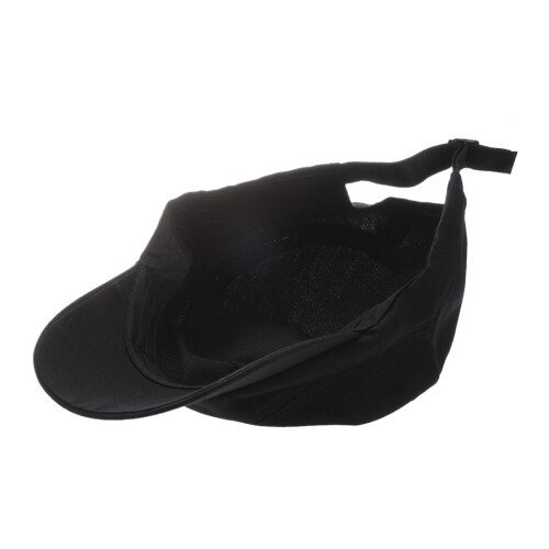 Stylish Plain Military Army Cap Castro Cadet Patrol Cap Hat Adjustable（Black）