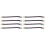 8Pcs Flexible 4-Pin Rgb LED Light Strip Connectors Assorted 2