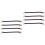 8Pcs Flexible 4-Pin Rgb LED Light Strip Connectors Assorted 4