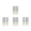 16Pcs Multi Color Bamboo Pencil Lengthener for Drawing Crayon Use 10