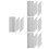 192Pcs Plastic Bicycle Spoke Reflectors Grey for Wheel Decoration 3