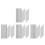 192Pcs Plastic Bicycle Spoke Reflectors Grey for Wheel Decoration 7