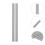 192Pcs Plastic Bicycle Spoke Reflectors Grey for Wheel Decoration 10