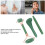 Jadestone ensemble de rouleaux à double tête masseur vert 4