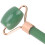 Jadestone ensemble de rouleaux à double tête masseur vert 7
