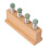 Peine de masaje rectangular con 4 cabezas Jadestone para raspado 11